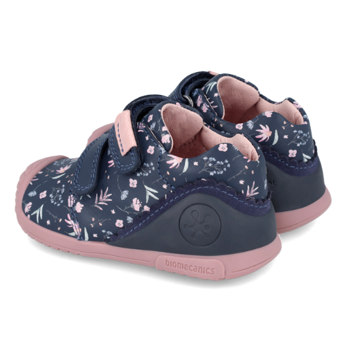 Pantofi copii fete din piele Biomecanics, Albastru – 241102-A183