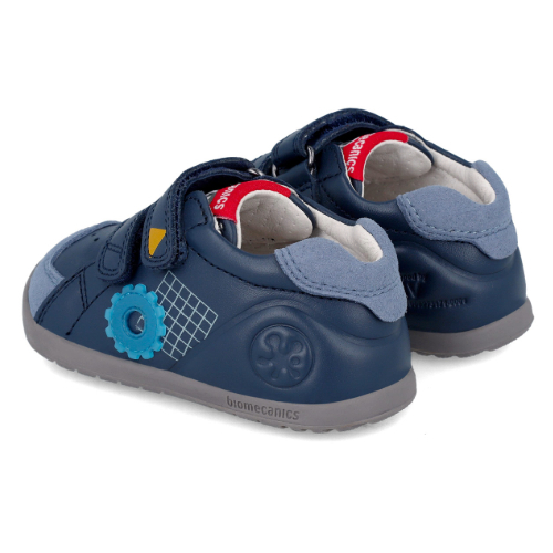 Pantofi copii baieti calapod lat din piele Biomecanics, Albastru – 241161-A183