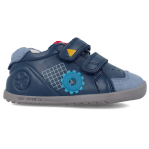 Pantofi copii baieti calapod lat din piele Biomecanics, Albastru – 241161-A183