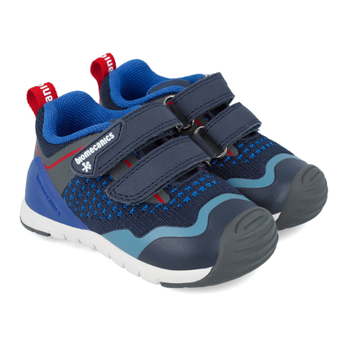Pantofi copii baieti din textil Biomecanics, Albastru – 241142-A008 Pantofi copii baieti din textil Biomecanics, Albastru – 241142-A008