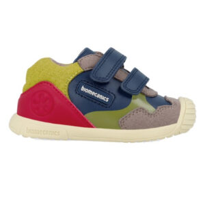 Pantofi copii baieti din piele Biomecanics, Verde – 241130-A183