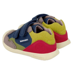 Pantofi copii baieti din piele Biomecanics, Verde – 241130-A183