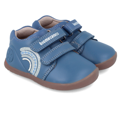 Pantofi copii baieti calapod lat din piele Biomecanics, Albastru – 241162-A556 Pantofi copii baieti calapod lat din piele Biomecanics, Albastru – 241162-A556