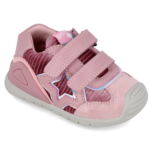 Ghete copii fete din piele imblanite, Biomecanics, Roz – 241111-C159FB