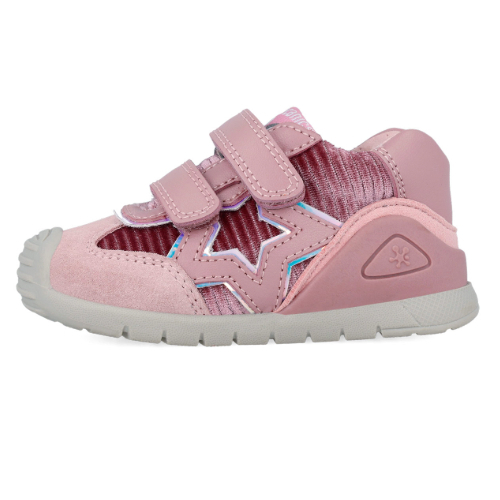 Ghete copii fete din piele imblanite, Biomecanics, Roz – 241111-C159FB
