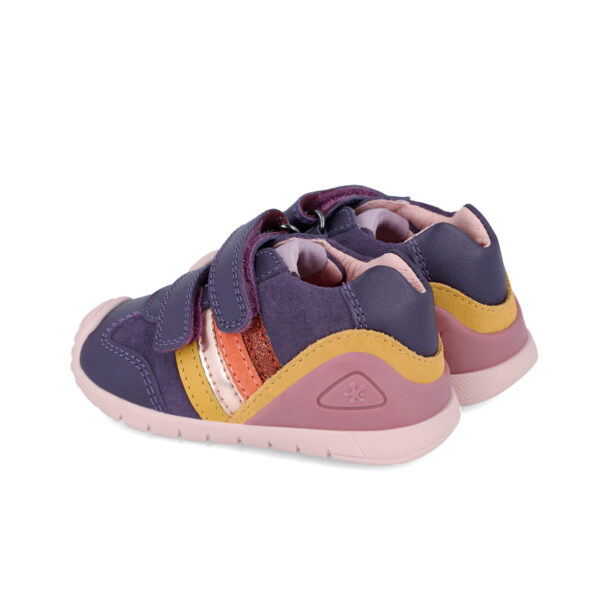 Pantofi copii fete din piele Biomecanics, Mov – 241110-D783