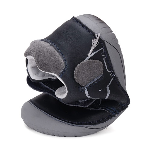 Pantofi copii baieti Barefoot din piele DD Step, Albastru – S070-42919A