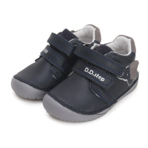 Pantofi copii baieti Barefoot din piele DD Step, Albastru – S070-42919A