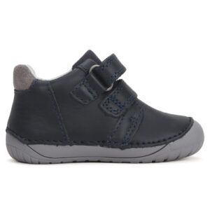 Pantofi copii baieti Barefoot din piele DD Step, Albastru – S070-42919A