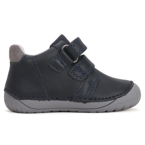Pantofi copii baieti Barefoot din piele DD Step, Albastru – S070-42919A