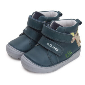Pantofi copii baieti din piele DD Step, Albastru – S071-42933A