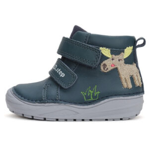 Pantofi copii baieti din piele DD Step, Albastru – S071-42933A