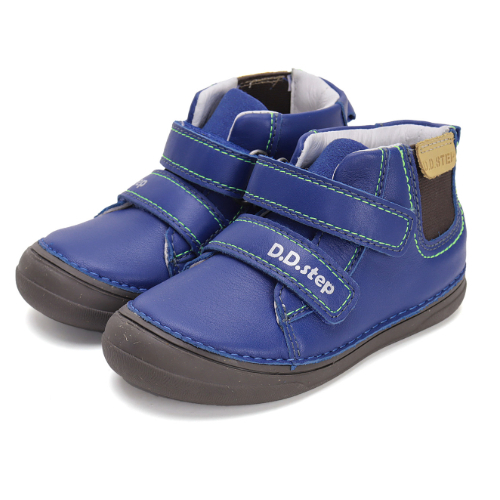 Pantofi copii baieti din piele DD Step, Albastru – A078-42504A