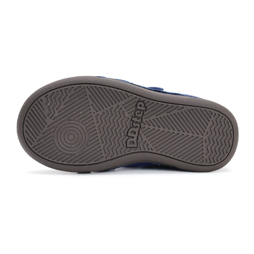 Pantofi copii baieti din piele DD Step, Albastru – A078-42504A