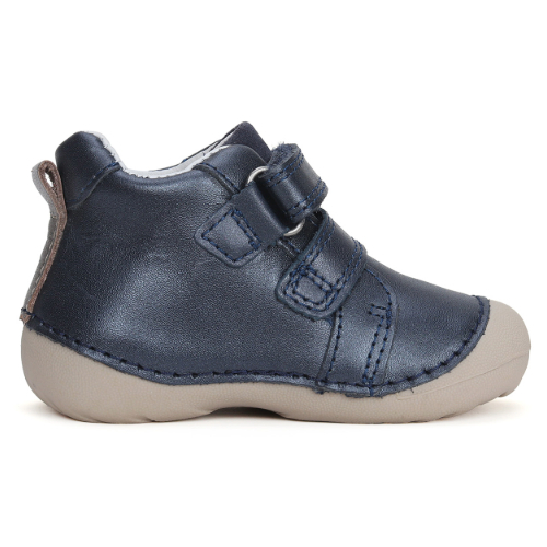 Pantofi copii fete din piele DD Step, Albastru – S015-42400