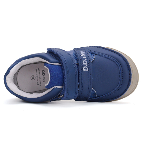 Pantofi copii baieti din piele DD Step, Albastru – S040-42263