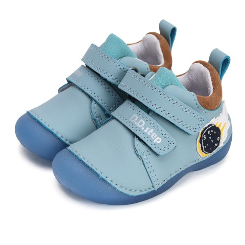 Pantofi copii baieti din piele DD Step, Albastru – S015-42219