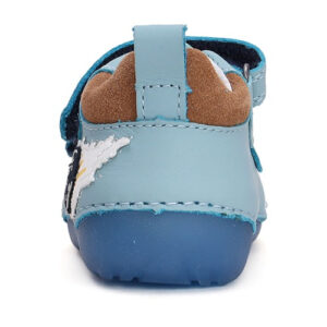 Pantofi copii baieti din piele DD Step, Albastru – S015-42219