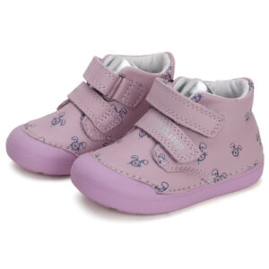 Pantofi copii fete din piele DD Step, Mov – S066-41803C