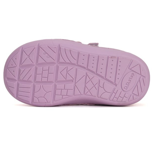 Pantofi copii fete din piele DD Step, Mov – S066-41803C