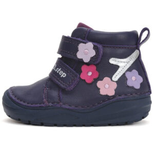 Pantofi copii fete din piele DD Step, Albastru – S071-42821