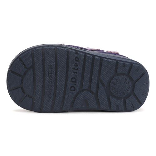 Pantofi copii fete din piele DD Step, Albastru – S071-42821
