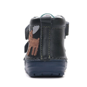 Pantofi copii baieti din piele DD Step, Verde – S071-42933