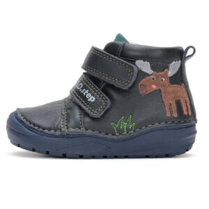 Pantofi copii baieti din piele DD Step, Verde – S071-42933