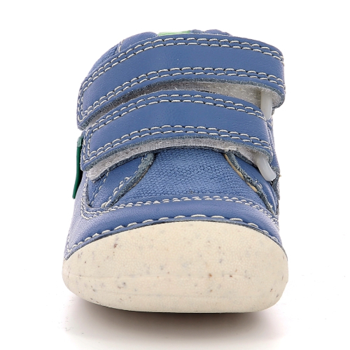 Pantofi copii baieti din piele Kickers, Albastru-894560-10-52