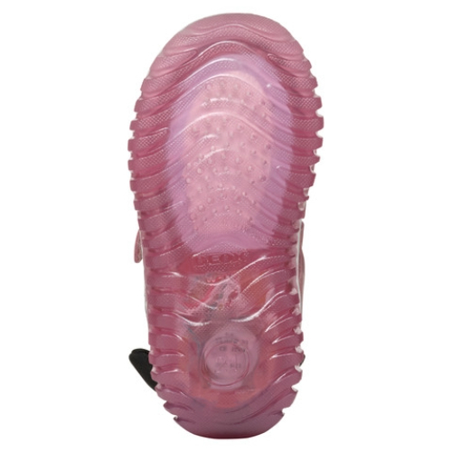 Pantofi copii fete Minnie Mouse cu LED din textil Geox, Roz – B4661P_0AJ02_C8179