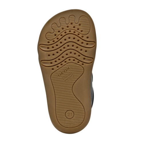 Pantofi copii baieti Barefoot din piele Geox, Albastru – B4663A_00085_C4002