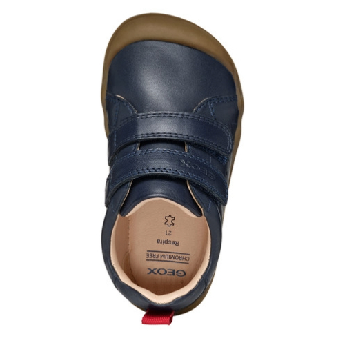 Pantofi copii baieti Barefoot din piele Geox, Albastru – B4663A_00085_C4002
