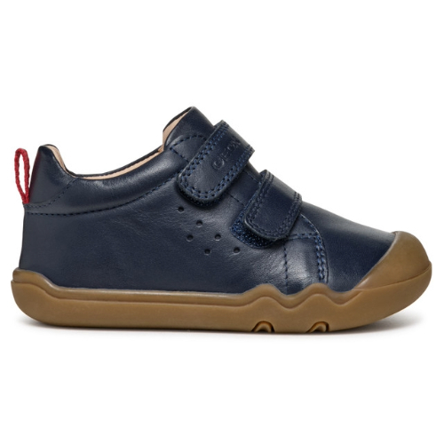 Pantofi copii baieti Barefoot din piele Geox, Albastru – B4663A_00085_C4002