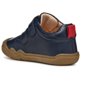 Pantofi copii baieti Barefoot din piele Geox, Albastru – B4663A_00085_C4002