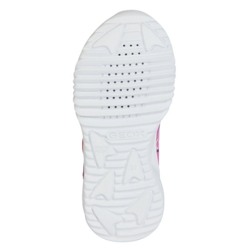 Pantofi copii fete Minnie Mouse cu LED din textil Geox, Roz – J45E9D_09LHH_C8238