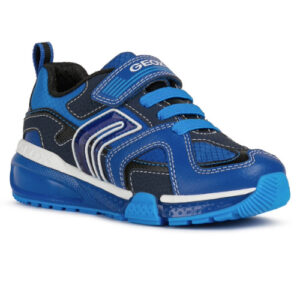 Pantofi copii baieti cu LED din textil Geox, Albastru – J16FEA_0CEFU_C4255