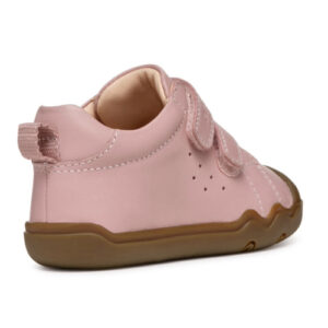 Pantofi copii fete Barefoot din piele Geox, Roz – B4663A_00085_C8014
