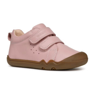 Pantofi copii fete Barefoot din piele Geox, Roz – B4663A_00085_C8014