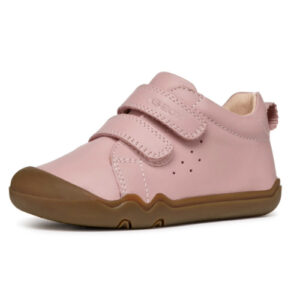 Pantofi copii fete Barefoot din piele Geox, Roz – B4663A_00085_C8014
