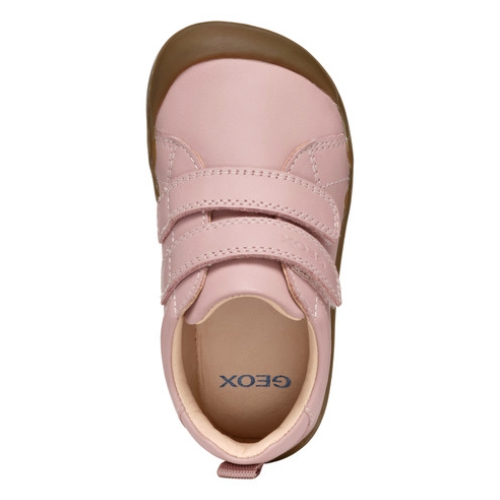 Pantofi copii fete Barefoot din piele Geox, Roz – B4663A_00085_C8014