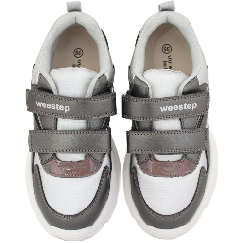 Pantofi copii fete din piele Weestep, Argintiu – R121264676 TH