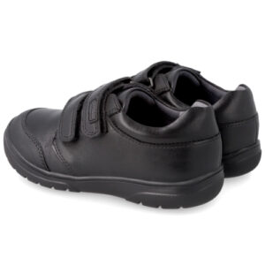Pantofi copii baieti din piele Garvalin, Negru – 211701-A054