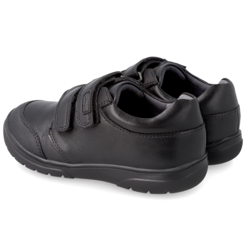 Pantofi copii baieti din piele Garvalin, Negru – 211701-A054