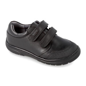 Pantofi copii baieti din piele Garvalin, Negru – 211701-A054