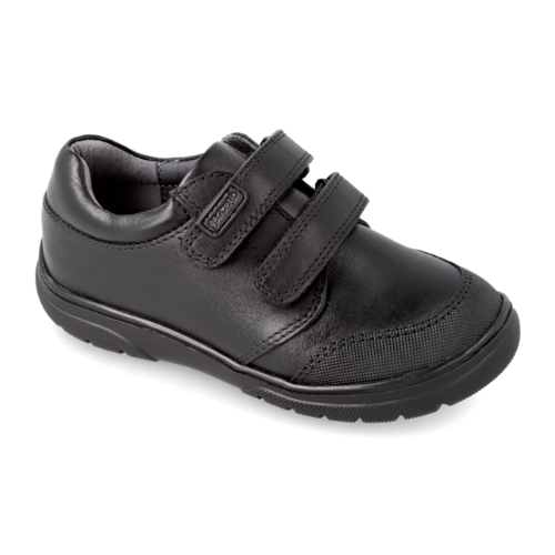 Pantofi copii baieti din piele Garvalin, Negru – 211701-A054