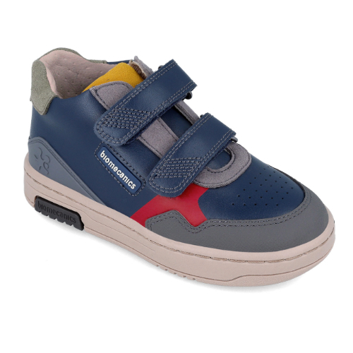 Ghete copii baieti din piele imblanite, Biomecanics, Albastru – 241230-B183FB