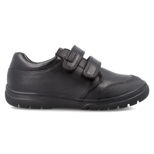 Pantofi copii baieti din piele Garvalin, Negru – 211701-A054