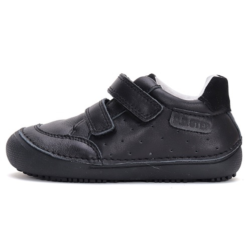 Pantofi copii baieti din piele DD Step, Negru – S063-42369