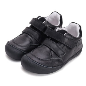 Pantofi copii baieti din piele DD Step, Negru – S063-42369