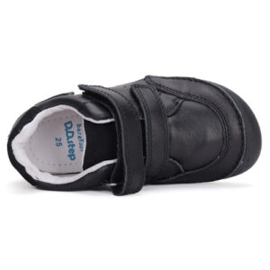 Pantofi copii baieti din piele DD Step, Negru – S063-42369
